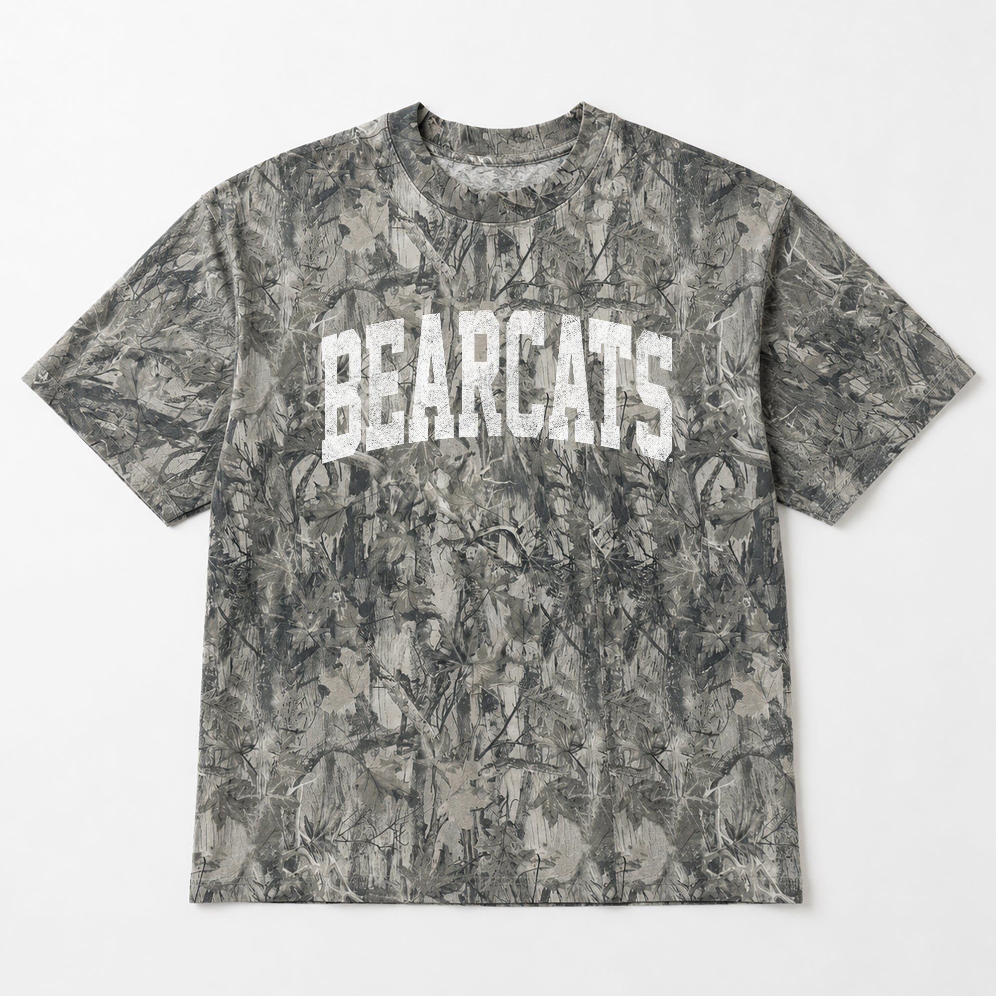 CINCINNATI BEARCATS FIELD READY VINTAGE WOODLAND CAMO UNISEX TEE