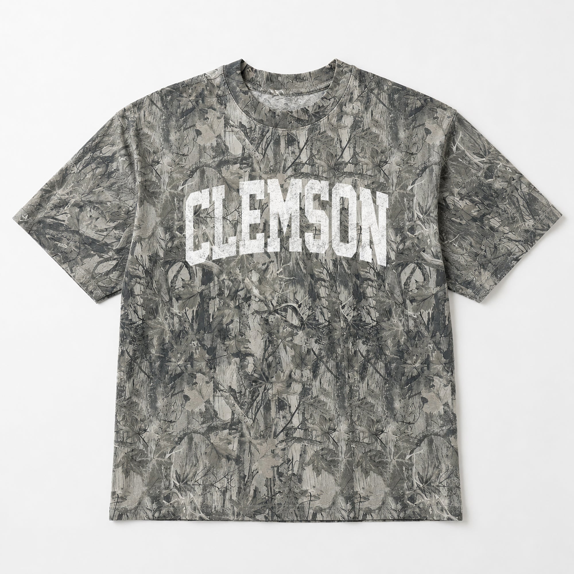 CLEMSON TIGERS FIELD READY VINTAGE WOODLAND CAMO UNISEX TEE
