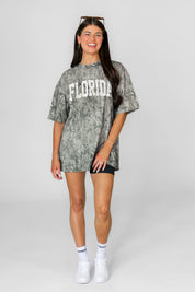 FLORIDA GATORS FIELD READY VINTAGE WOODLAND CAMO UNISEX TEE