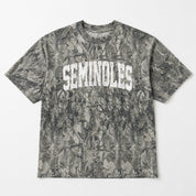 FLORIDA STATE SEMINOLES FIELD READY VINTAGE WOODLAND CAMO UNISEX TEE