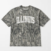 ILLINOIS FIGHTING ILLINI FIELD READY VINTAGE WOODLAND CAMO UNISEX TEE