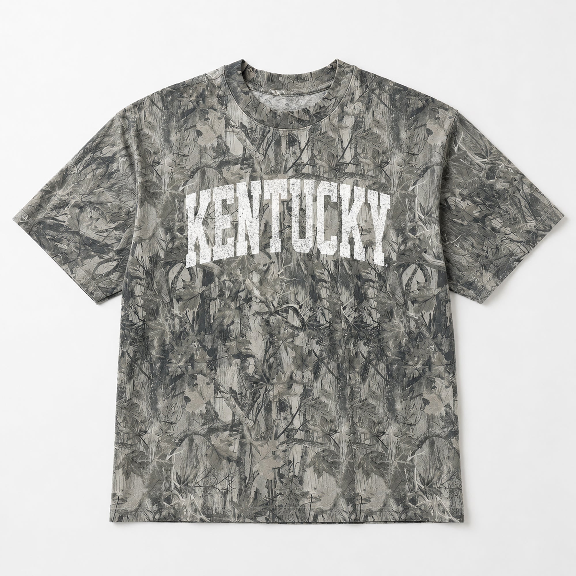 KENTUCKY WILDCATS FIELD READY VINTAGE WOODLAND CAMO UNISEX TEE