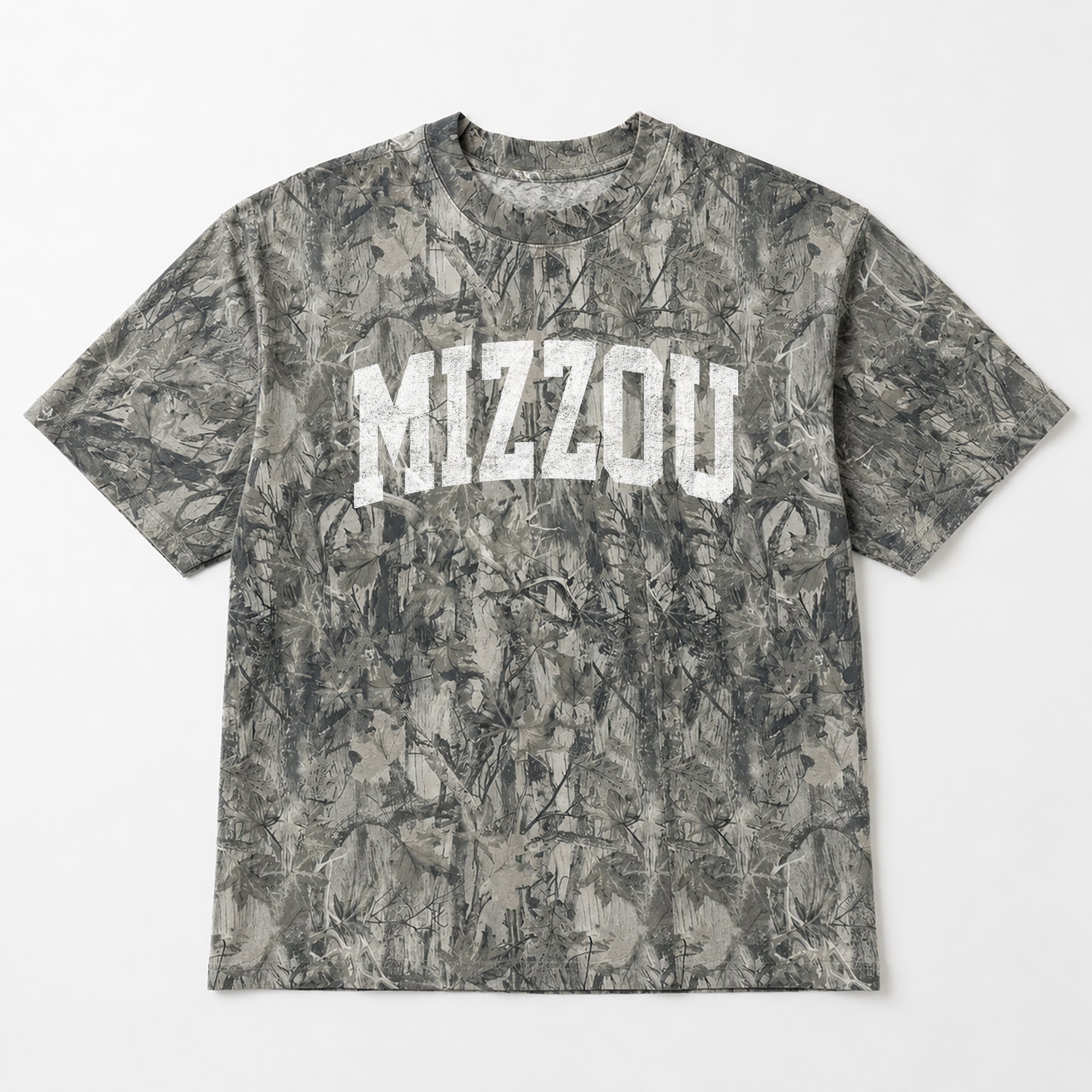 MISSOURI TIGERS FIELD READY VINTAGE WOODLAND CAMO UNISEX TEE