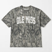 OLE MISS REBELS FIELD READY VINTAGE WOODLAND CAMO UNISEX TEE