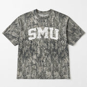 SMU MUSTANGS FIELD READY VINTAGE WOODLAND CAMO UNISEX TEE