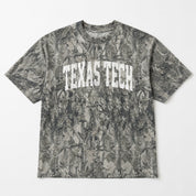 TEXAS TECH RED RAIDERS FIELD READY VINTAGE WOODLAND CAMO UNISEX TEE