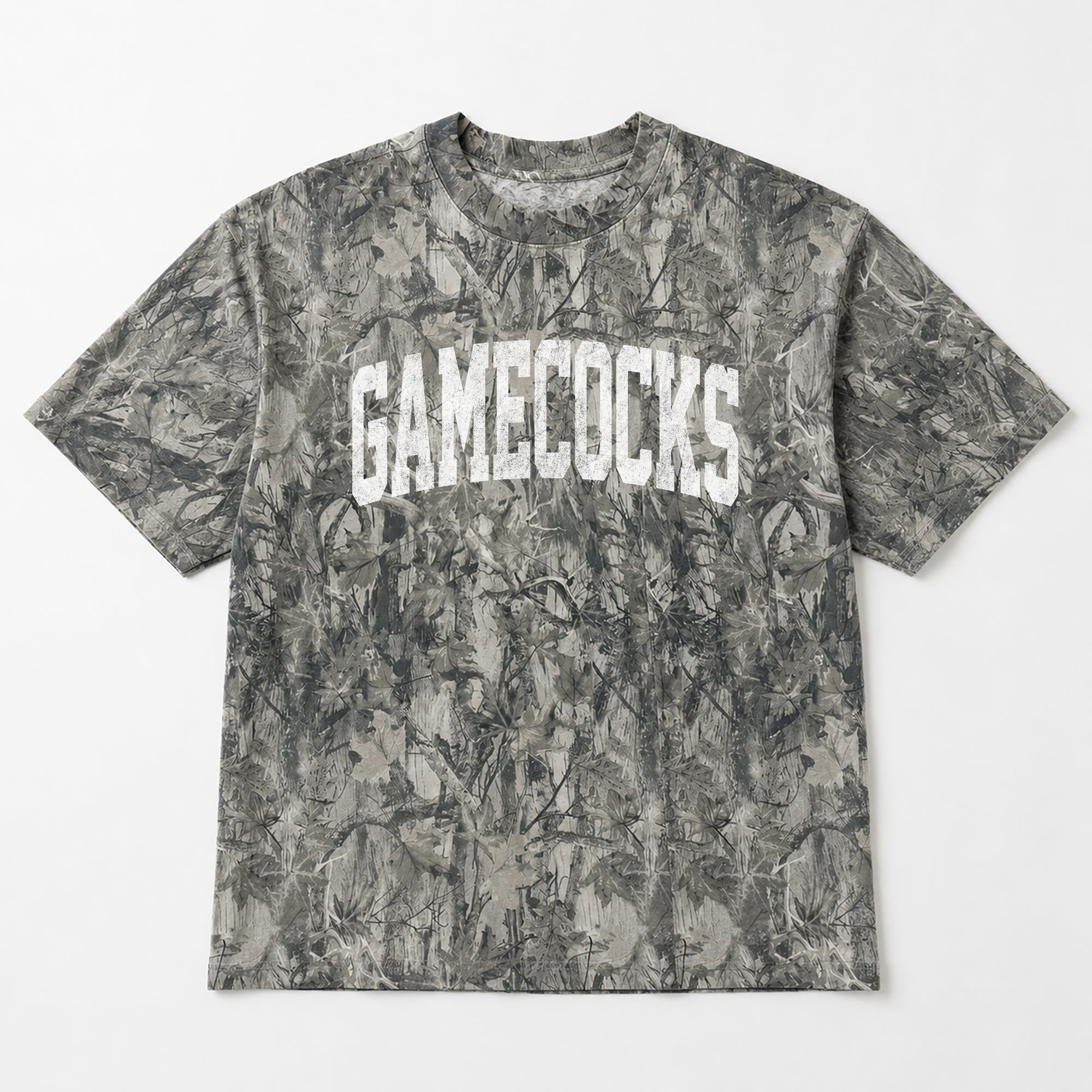 SOUTH CAROLINA GAMECOCKS FIELD READY VINTAGE WOODLAND CAMO UNISEX TEE