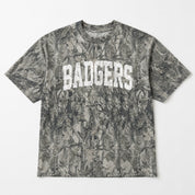 WISCONSIN BADGERS FIELD READY VINTAGE WOODLAND CAMO UNISEX TEE