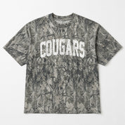 WASHINGTON STATE COUGARS FIELD READY VINTAGE WOODLAND CAMO UNISEX TEE