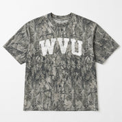 WEST VIRGINIA MOUNTAINEERS FIELD READY VINTAGE WOODLAND CAMO UNISEX TEE