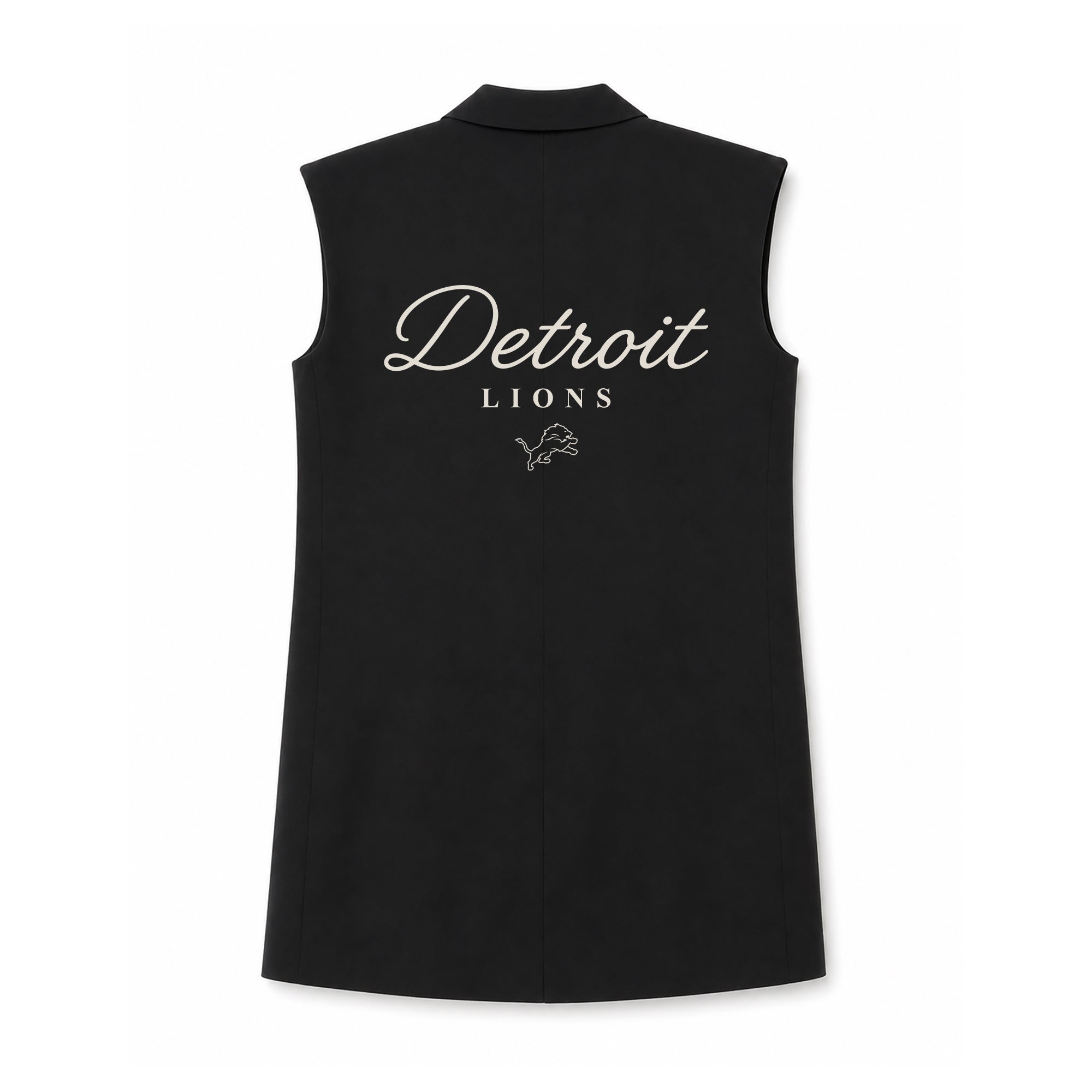 DETROIT LIONS COOL FACTOR RELAXED BLAZER VEST
