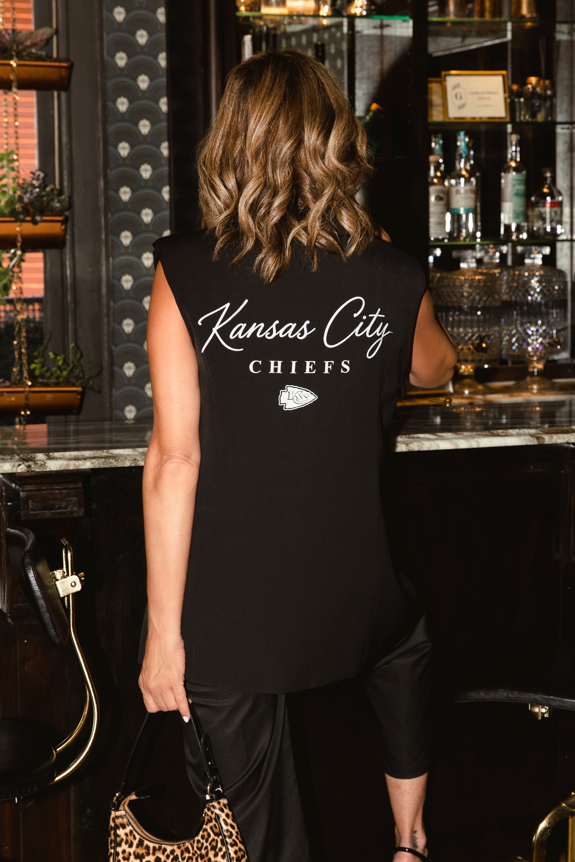 KANSAS CITY CHIEFS COOL FACTOR RELAXED BLAZER VEST