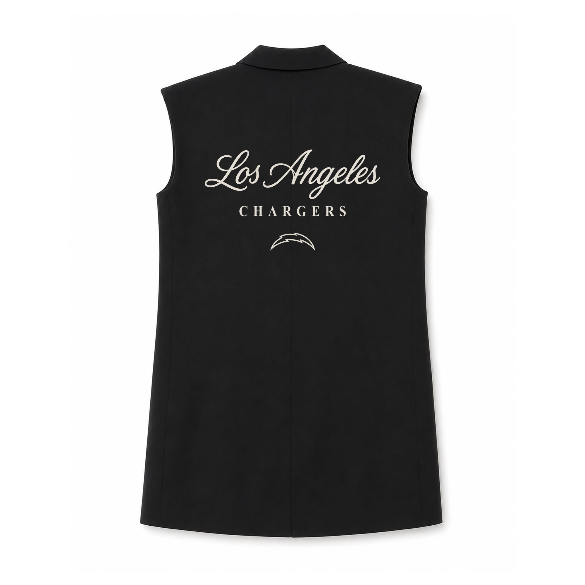 LOS ANGELES CHARGERS COOL FACTOR RELAXED BLAZER VEST