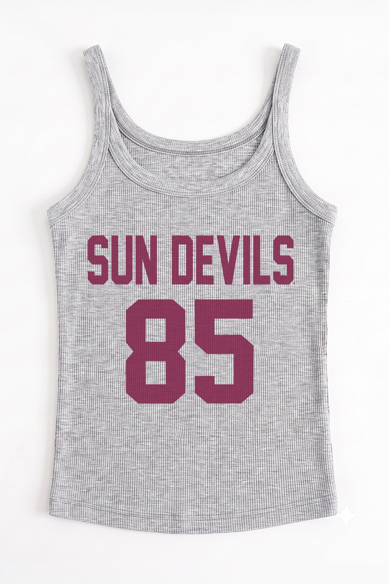 ARIZONA STATE SUN DEVILS ICON ENERGY RIBBED SCOOP NECK TANK
