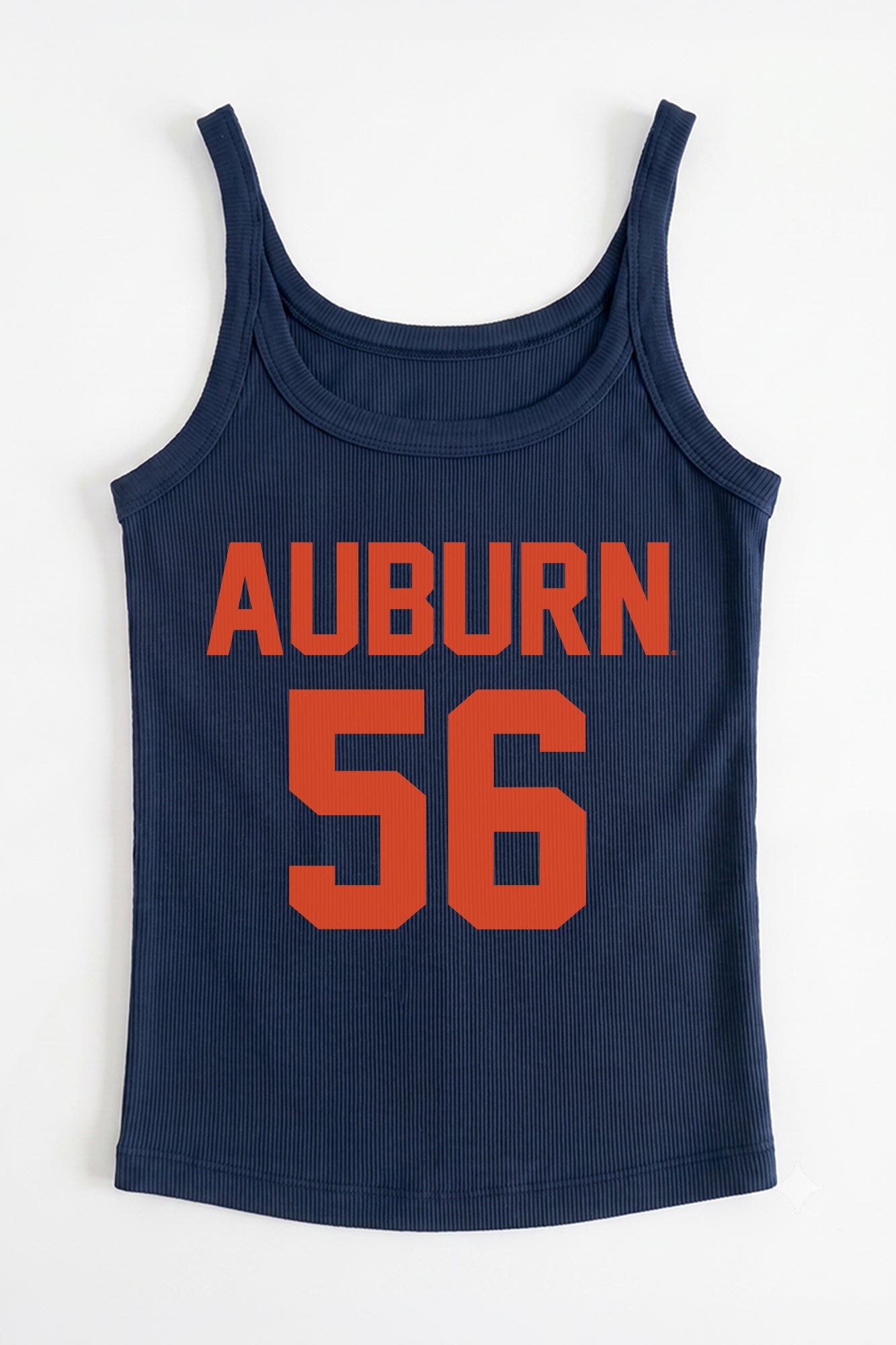 AUBURN TIGERS ICON ENERGY RIBBED SCOOP NECK TANK