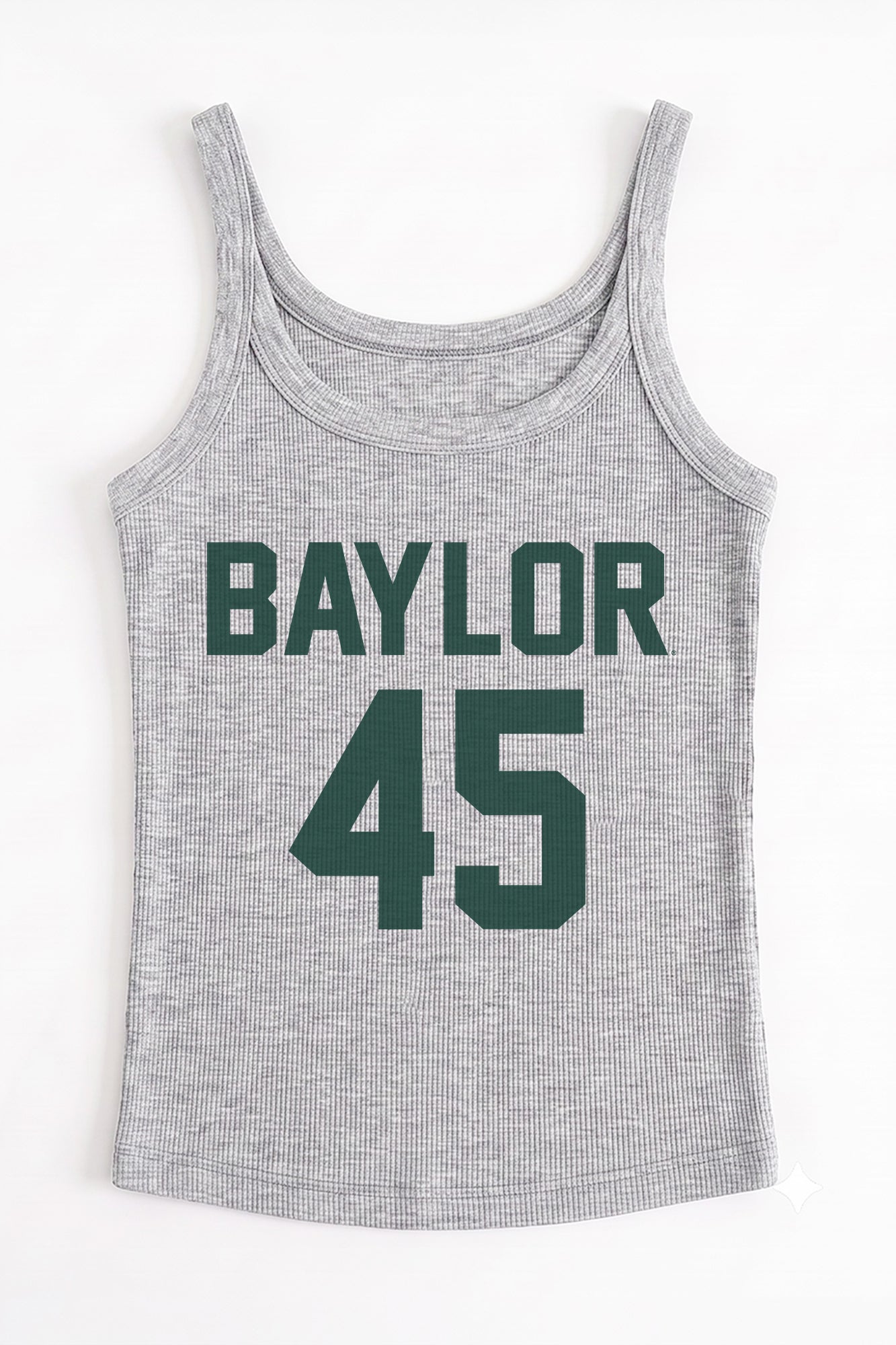 BAYLOR BEARS ICON ENERGY RIBBED SCOOP NECK TANK