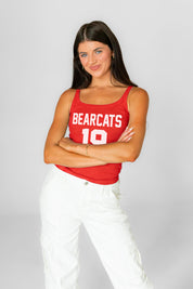CINCINNATI BEARCATS ICON ENERGY RIBBED SCOOP NECK TANK