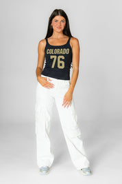 COLORADO BUFFALOES ICON ENERGY RIBBED SCOOP NECK TANK