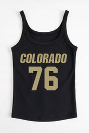 COLORADO BUFFALOES ICON ENERGY RIBBED SCOOP NECK TANK