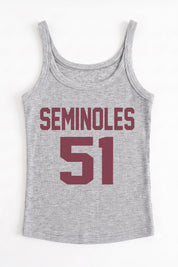 FLORIDA STATE SEMINOLES ICON ENERGY RIBBED SCOOP NECK TANK