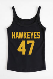 IOWA HAWKEYES ICON ENERGY RIBBED SCOOP NECK TANK