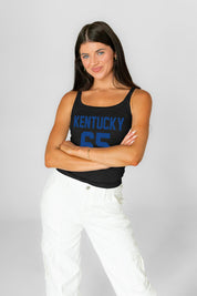 KENTUCKY WILDCATS ICON ENERGY RIBBED SCOOP NECK TANK