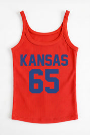 KANSAS JAYHAWKS ICON ENERGY RIBBED SCOOP NECK TANK