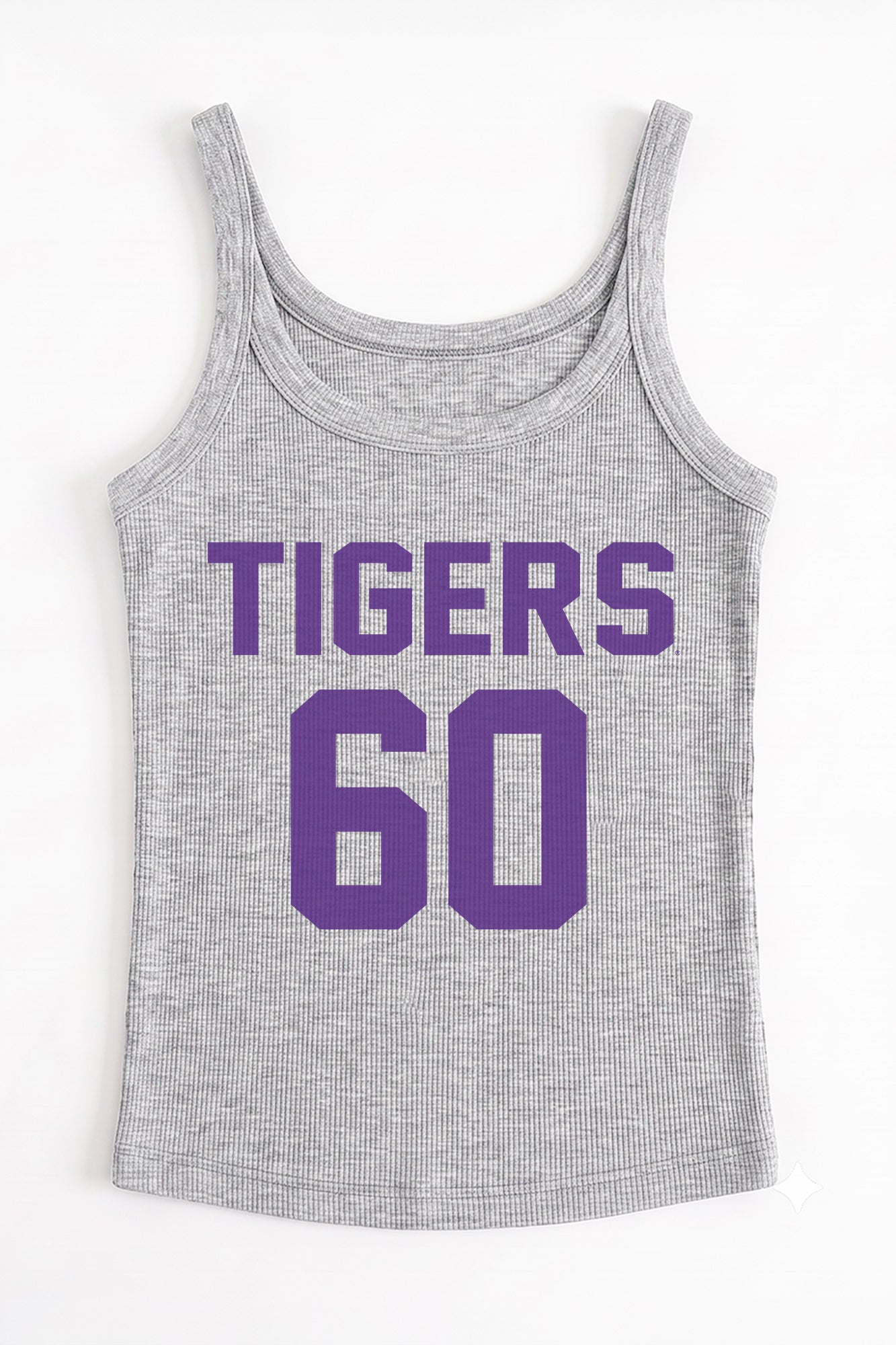 LSU TIGERS ICON ENERGY RIBBED SCOOP NECK TANK