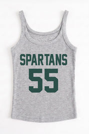MICHIGAN STATE SPARTANS ICON ENERGY RIBBED SCOOP NECK TANK