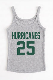 MIAMI HURRICANES ICON ENERGY RIBBED SCOOP NECK TANK