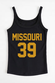 MISSOURI TIGERS ICON ENERGY RIBBED SCOOP NECK TANK