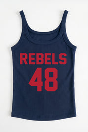 OLE MISS REBELS ICON ENERGY RIBBED SCOOP NECK TANK