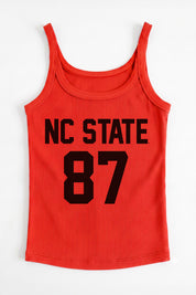 NORTH CAROLINA STATE WOLFPACK ICON ENERGY RIBBED SCOOP NECK TANK