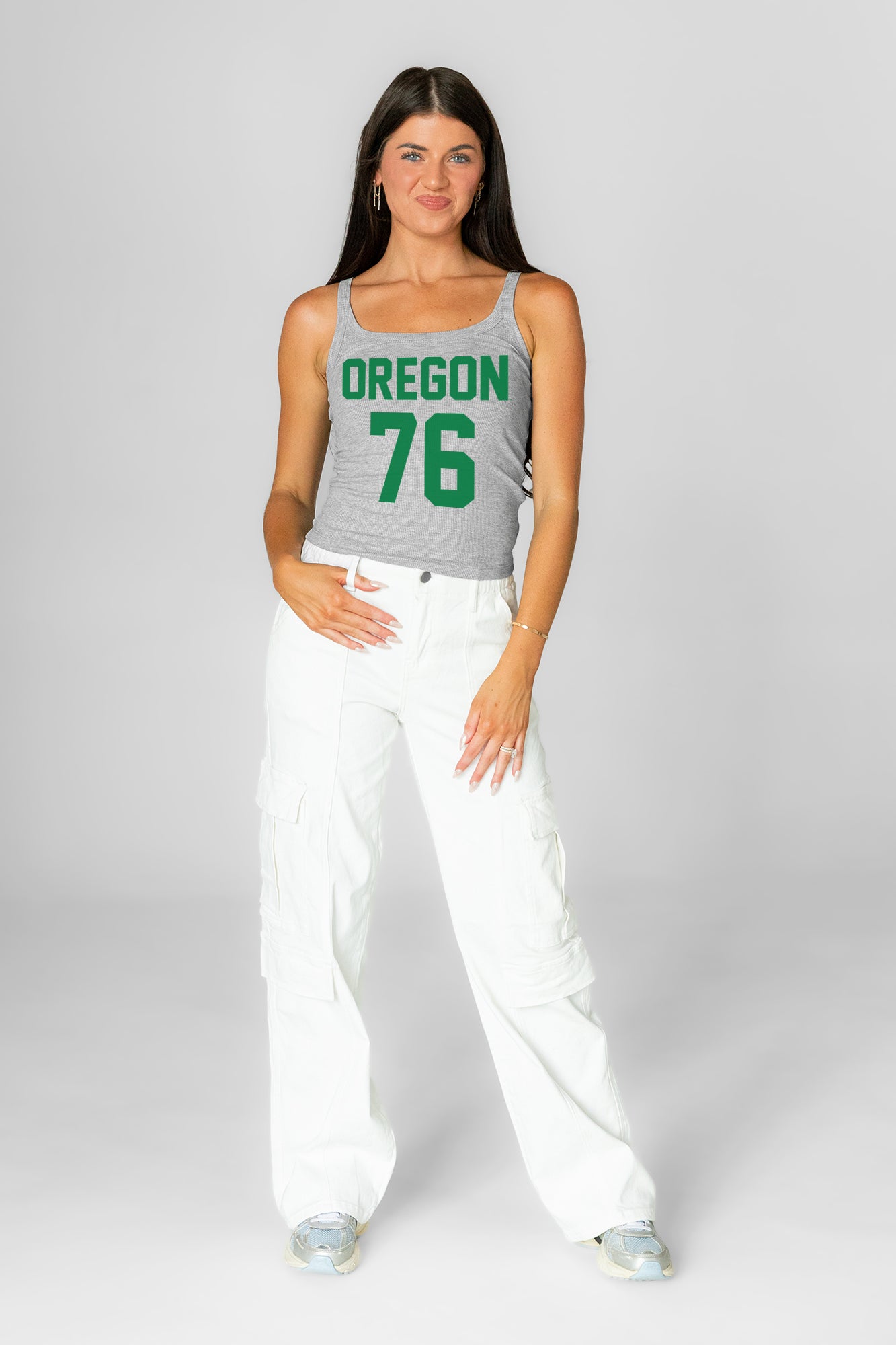 OREGON DUCKS ICON ENERGY RIBBED SCOOP NECK TANK