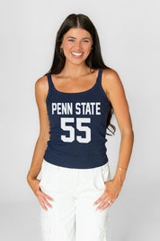 PENN STATE NITTANY LIONS ICON ENERGY RIBBED SCOOP NECK TANK