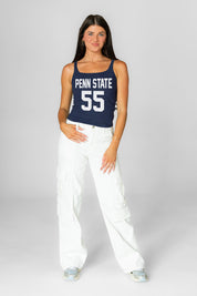 PENN STATE NITTANY LIONS ICON ENERGY RIBBED SCOOP NECK TANK