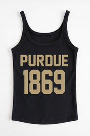 PURDUE BOILERMAKERS ICON ENERGY RIBBED SCOOP NECK TANK