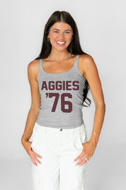 TEXAS A&M AGGIES ICON ENERGY RIBBED SCOOP NECK TANK