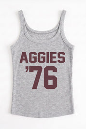 TEXAS A&M AGGIES ICON ENERGY RIBBED SCOOP NECK TANK