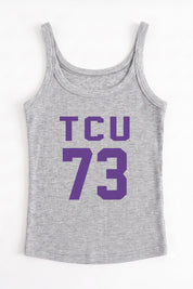 TCU HORNED FROGS ICON ENERGY RIBBED SCOOP NECK TANK