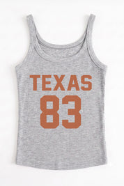 TEXAS LONGHORNS ICON ENERGY RIBBED SCOOP NECK TANK