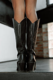 WILD WEST WANDERER BOOTS IN BLACK