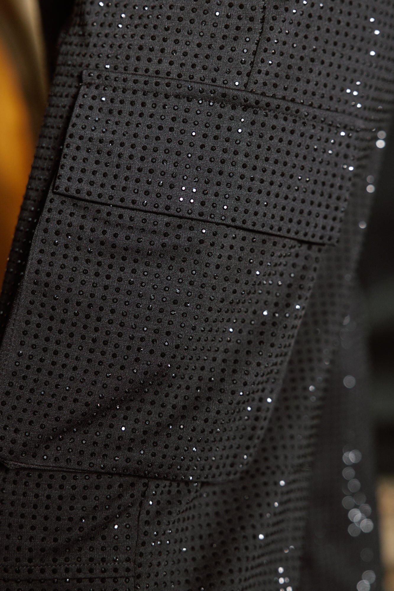 WREN RHINESTONE CHIC CARGO JOGGERS IN BLACK