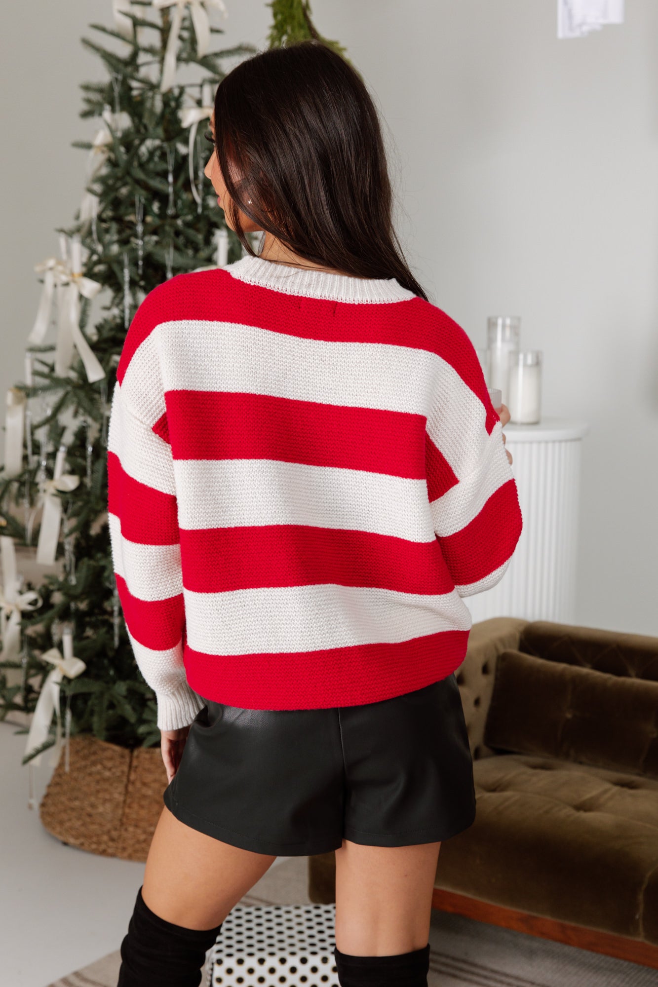 HOLLY STRIPE KNIT SWEATER