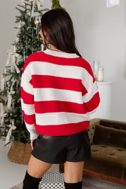 HOLLY STRIPE KNIT SWEATER