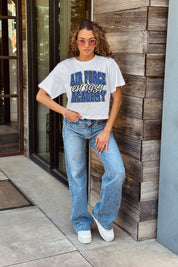 AIR FORCE FALCONS DEEP ROOTS BOXY FIT WOMEN'S CROPPED TEE