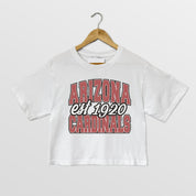 ARIZONA CARDINALS DEEP ROOTS BOXY FIT CROPPED TEE