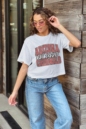 ARIZONA CARDINALS DEEP ROOTS BOXY FIT CROPPED TEE