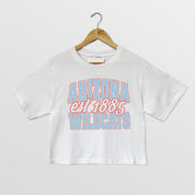 ARIZONA WILDCATS DEEP ROOTS BOXY FIT WOMEN'S CROPPED TEE