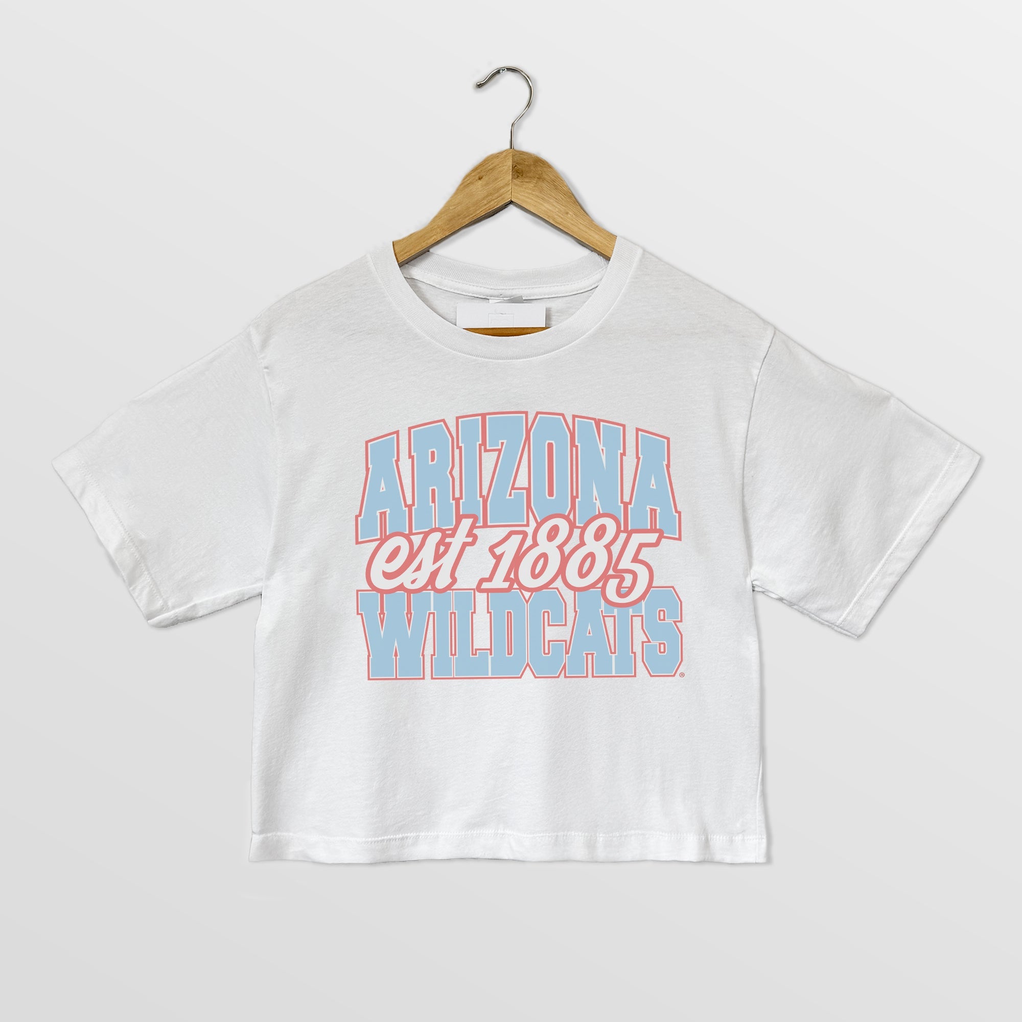 ARIZONA WILDCATS DEEP ROOTS BOXY FIT WOMEN'S CROPPED TEE